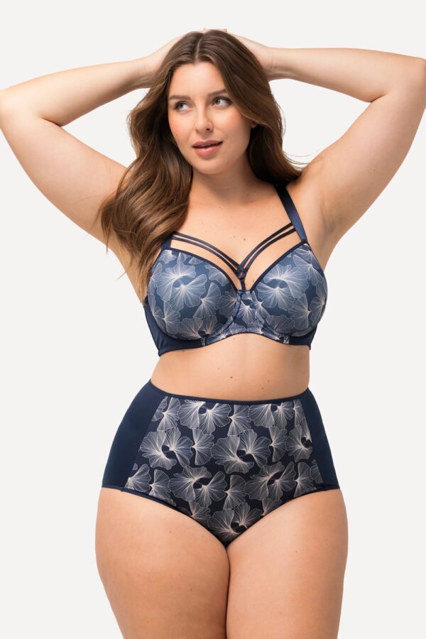 Grote Maten Shaping maxi-slip, Dames, blauw, Maat: 54/56, Katoen/Synthetische vezels/Elastaan, Ulla Popken