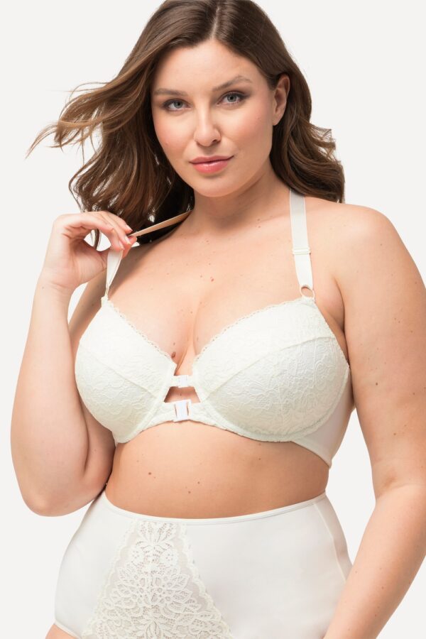 Grote Maten Beugel-bh, Dames, beige, Maat: 115C, Synthetische vezels/Elastaan, Ulla Popken