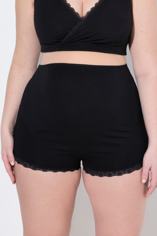 Grote Maten panty, Dames, zwart, Maat: 66/68, Katoen, Ulla Popken