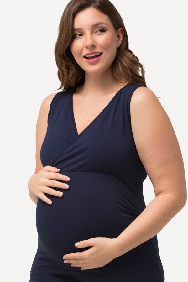 Grote Maten Onderhemden, Dames, blauw, Maat: 54/56, Katoen, Ulla Popken