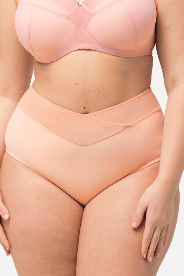 Grote Maten Shaping-maxislip, Dames, oranje, Maat: 62/64, Synthetische vezels/Elastaan, Ulla Popken