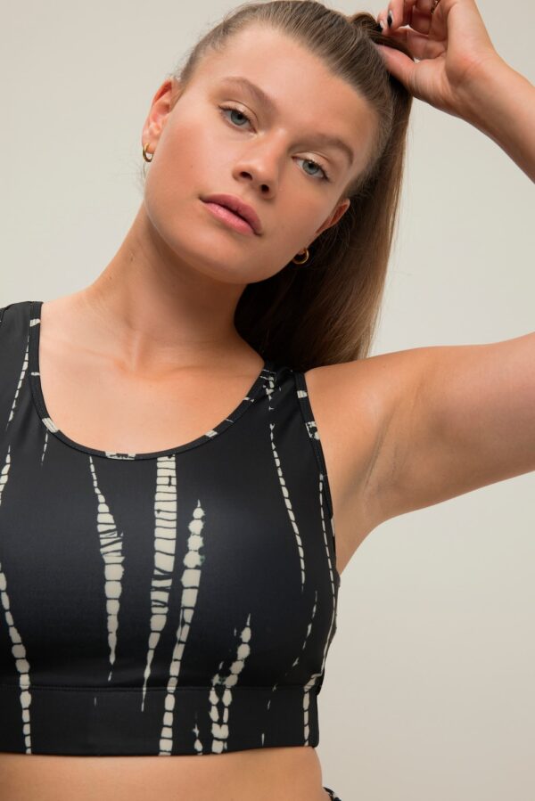 Grote Maten Sportbeha, Dames, zwart, Maat: 42/44, Polyester/Elastaan, Studio Untold