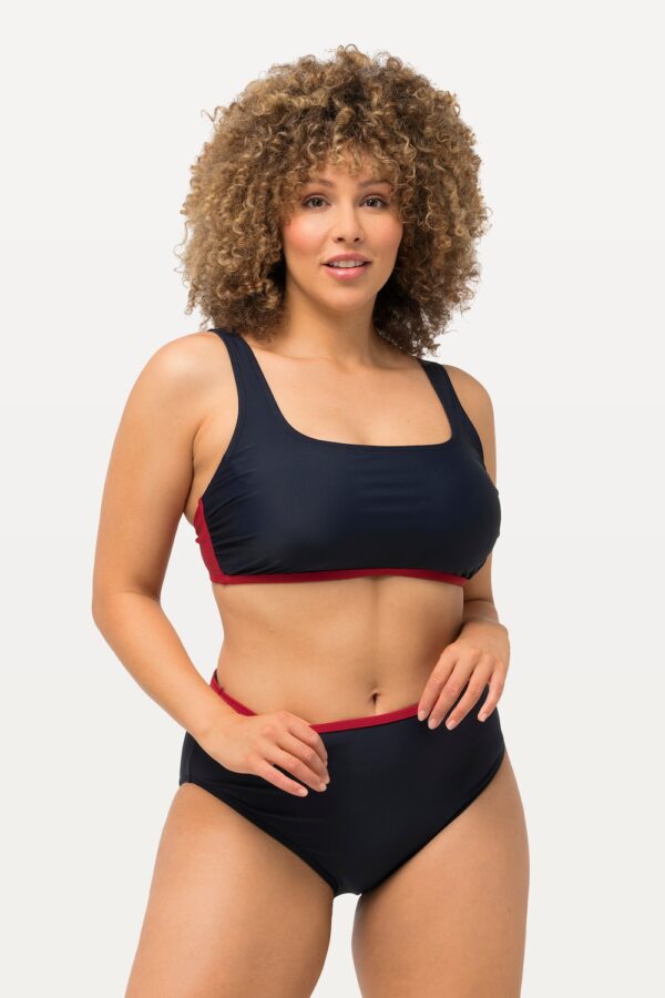 Grote Maten Bikini, Dames, blauw, Maat: 42, Synthetische vezels/Elastaan, Ulla Popken