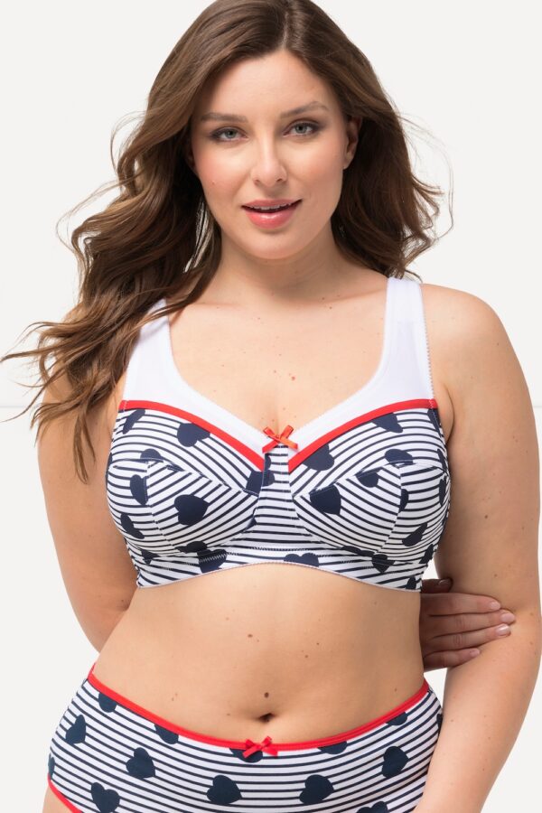 Grote Maten Steun beha, Dames, blauw, Maat: 95C, Synthetische vezels, Ulla Popken