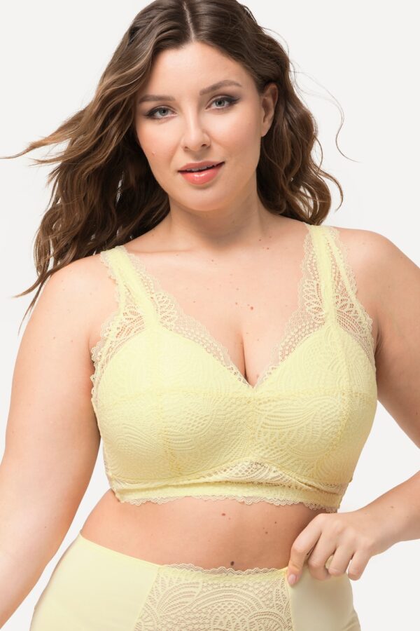 Grote Maten Bralette, Dames, beige, Maat: 105D, Synthetische vezels/Elastaan, Ulla Popken