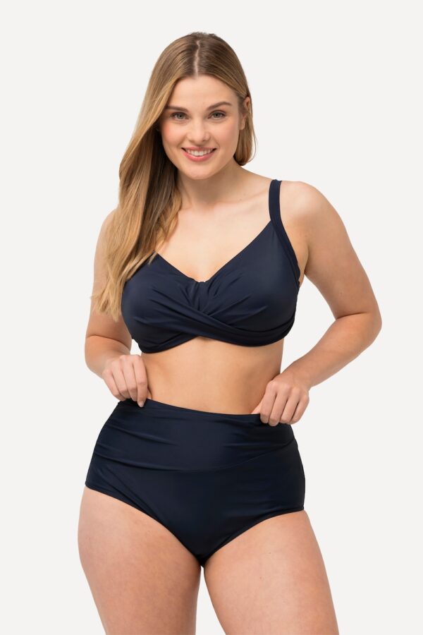 Grote Maten Bikinibroek, Dames, blauw, Maat: 56, Polyester/Synthetische vezels/Elastaan, Ulla Popken