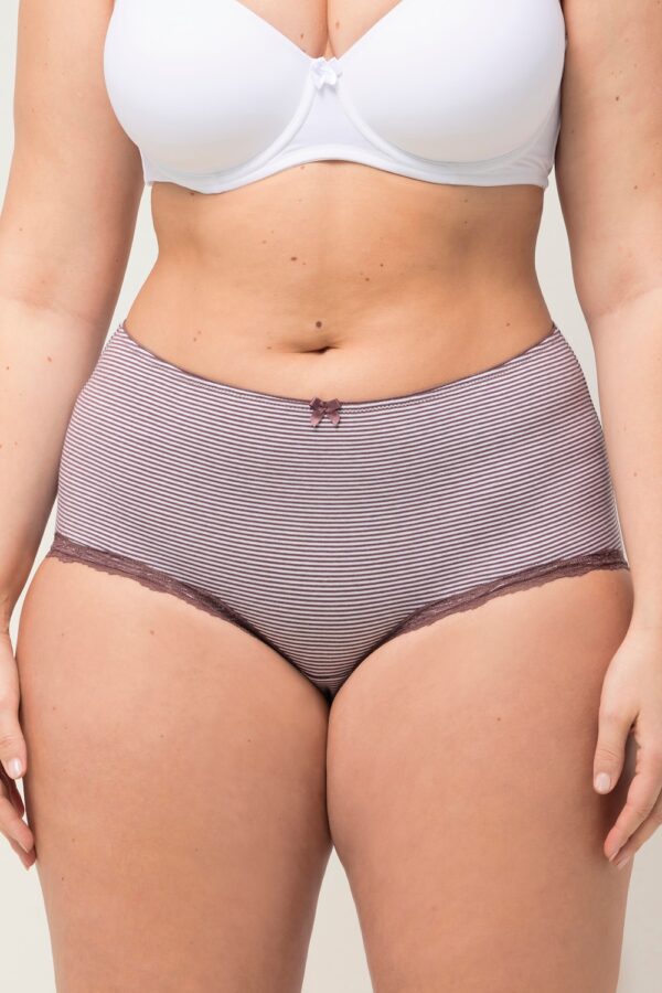 Grote Maten Hipster, Dames, bruin, Maat: 54/56, Katoen/Synthetische vezels/Elastaan, Ulla Popken