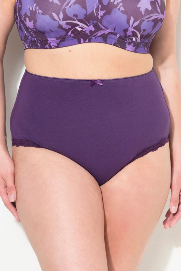 Grote Maten Maxi-slips, Dames, blauw, Maat: 50/52, Katoen/Synthetische vezels/Elastaan, Ulla Popken