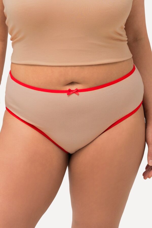 Grote Maten Midislips, Dames, oranje, Maat: 42/44, Katoen, Ulla Popken