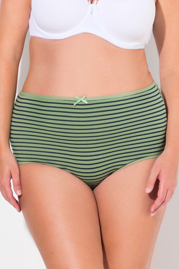 Grote Maten Maxislips, Dames, groen, Maat: 58/60, Katoen, Ulla Popken