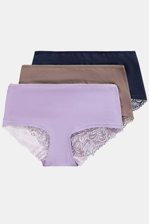 Grote Maten Hipster, Dames, blauw, Maat: 54/56, Katoen/Synthetische vezels/Elastaan, Ulla Popken