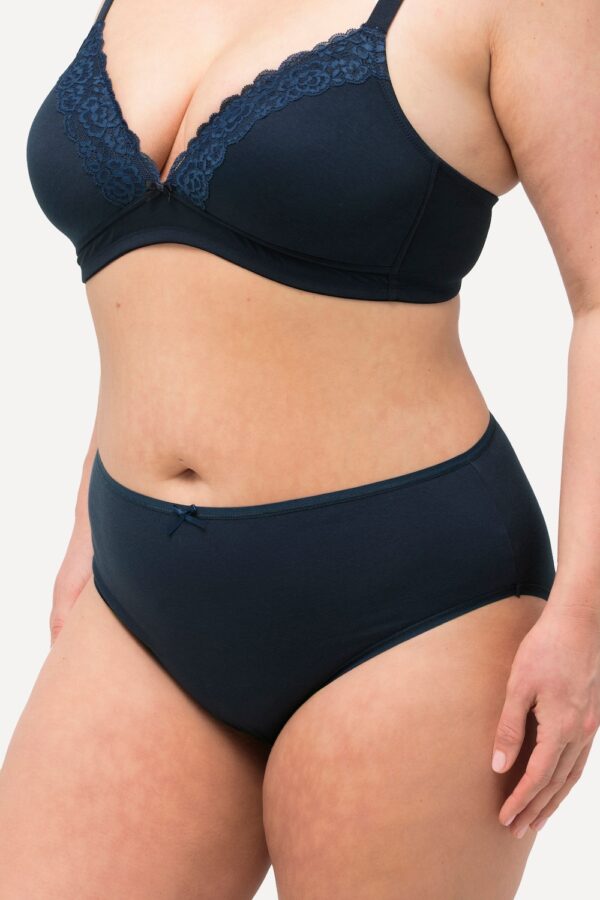 Grote Maten Midi-slips, Dames, blauw, Maat: 58/60, Katoen, Ulla Popken