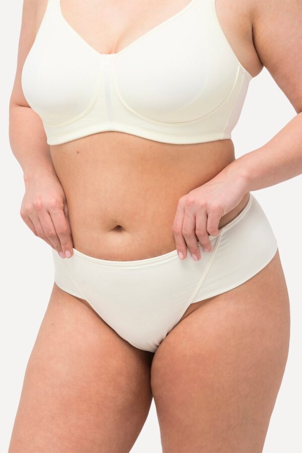 Grote Maten Strings, Dames, wit, Maat: 54/56, Katoen, Ulla Popken