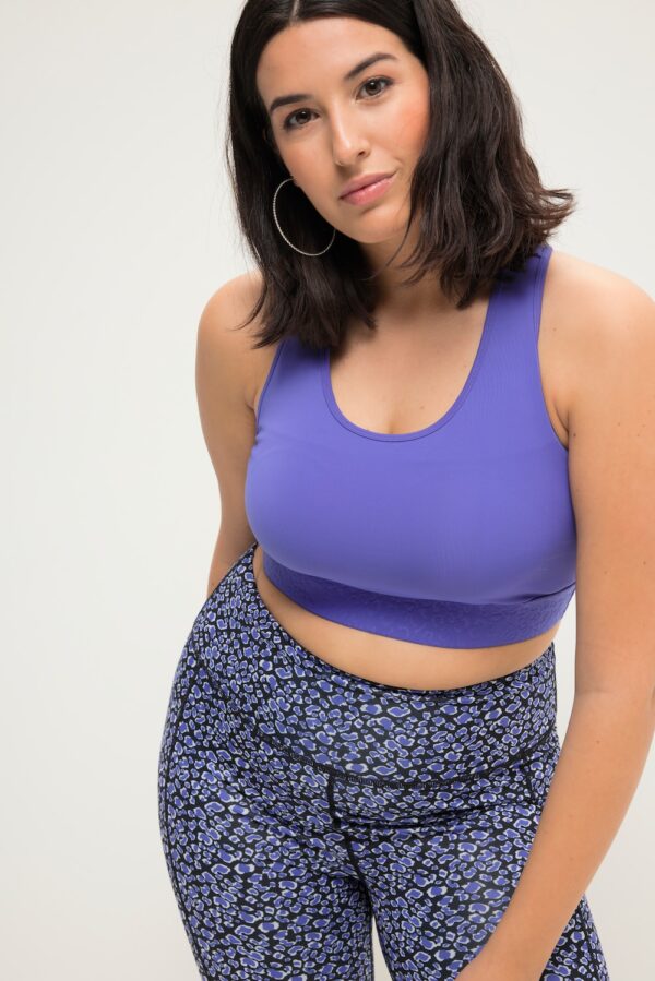 Grote Maten Sportbeha, Dames, paars, Maat: 54/56, Polyester/Elastaan, Studio Untold