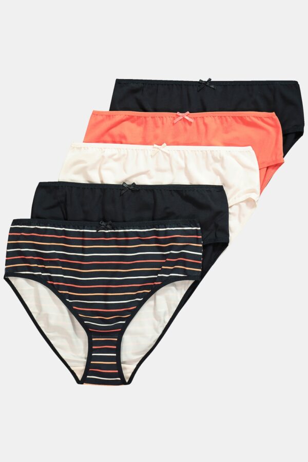 Grote Maten Midislips, Dames, zwart, Maat: 42/44, Katoen, Ulla Popken