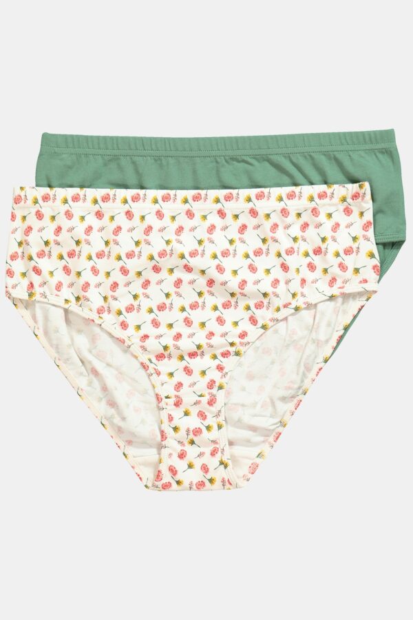 Grote Maten Slips, Dames, geel, Maat: 58/60, Katoen, Ulla Popken