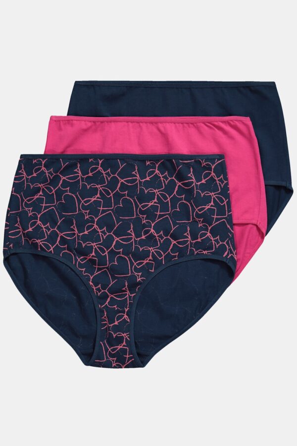 Grote Maten Maxi-slips, Dames, blauw, Maat: 58/60, Katoen, Ulla Popken