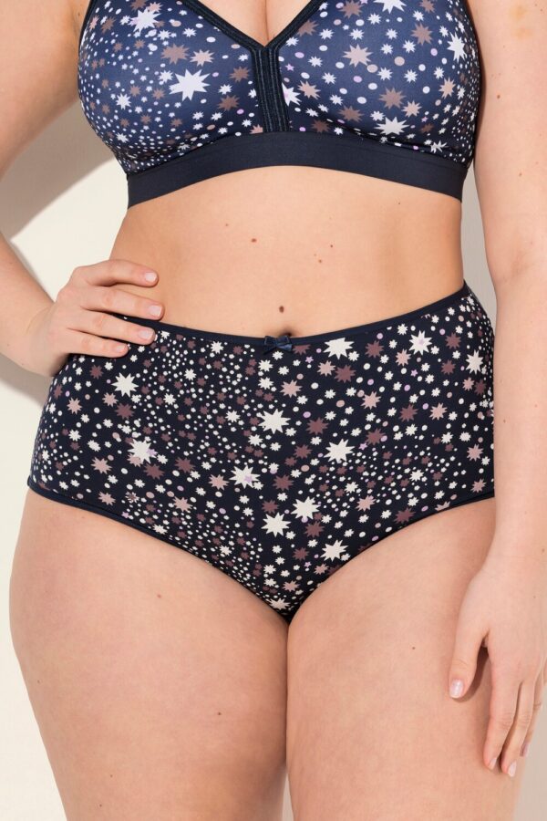 Grote Maten Maxislips, Dames, blauw, Maat: 50/52, Katoen, Ulla Popken