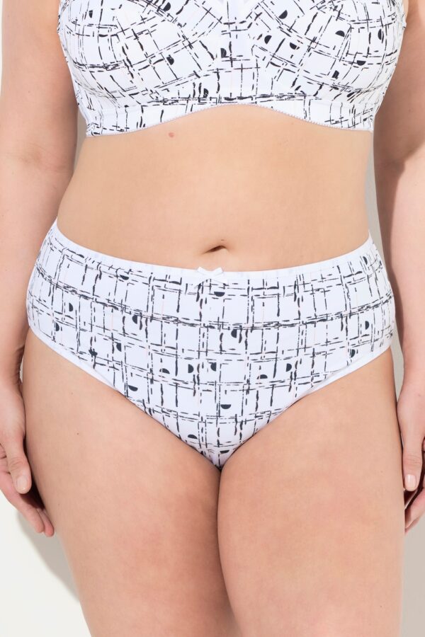 Grote Maten Midi-slips, Dames, zwart, Maat: 42/44, Katoen, Ulla Popken