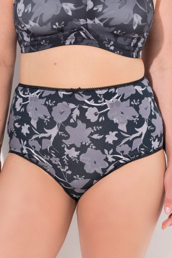 Grote Maten Maxislips, Dames, zwart, Maat: 50/52, Katoen/Synthetische vezels/Elastaan, Ulla Popken