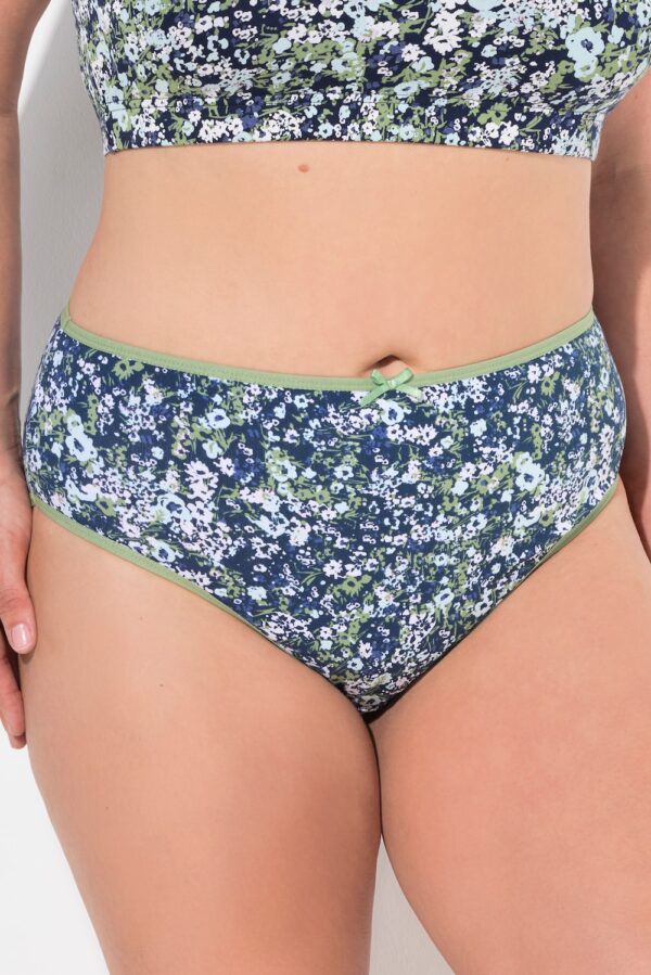 Grote Maten slip, Dames, groen, Maat: 46/48, Katoen, Ulla Popken