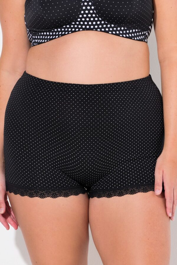 Grote Maten panty, Dames, zwart, Maat: 46/48, Katoen, Ulla Popken