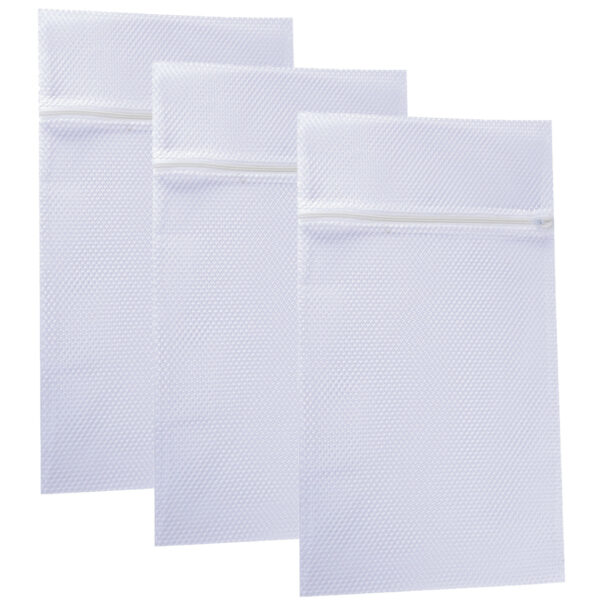 MSV Waszak - kwetsbare kleding wasgoed/waszak - 3x - wit - Medium size - 45 x 25 cm -