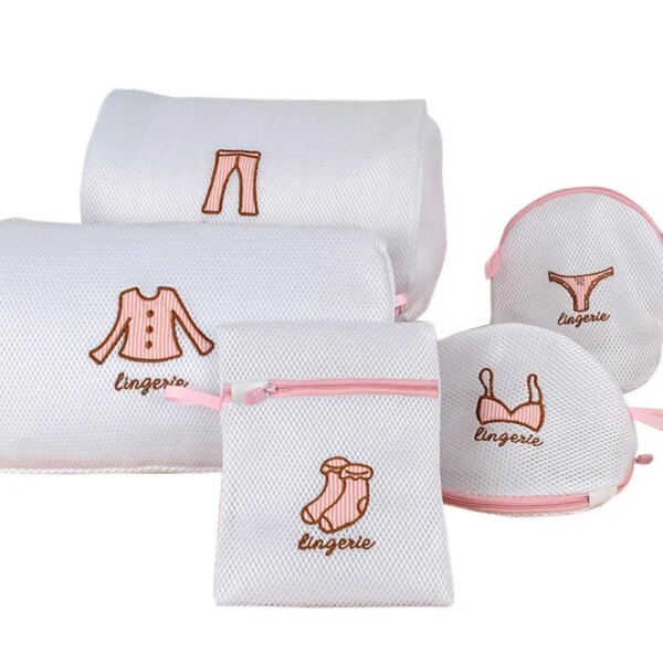 Bags For Washing Bra Socks Underwear Mesh Zippered Lingerie Laundry Bag Washing Machine Dirty Laundry Bags For Clothes Wash Kit