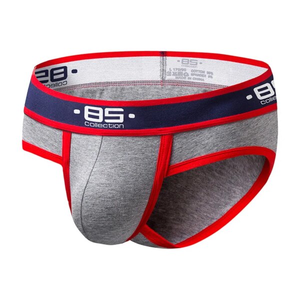 ES34 Men Shorts Men Underwear Male Jockstrap Sexy Soft Breathable Thong Briefs Men String Cueca Gay Panties Lingerie Underpants