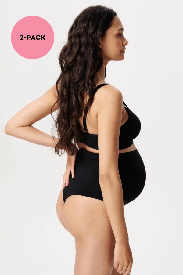 Naadloze string 2- pack Simi - Black