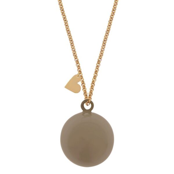 Proud MaMa Zwangerschapsketting Babybel Feline Taupe