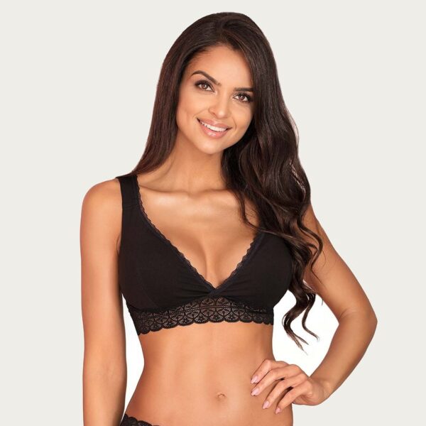 Borstvoedingsbh / Positiebh Mama Sleep Black