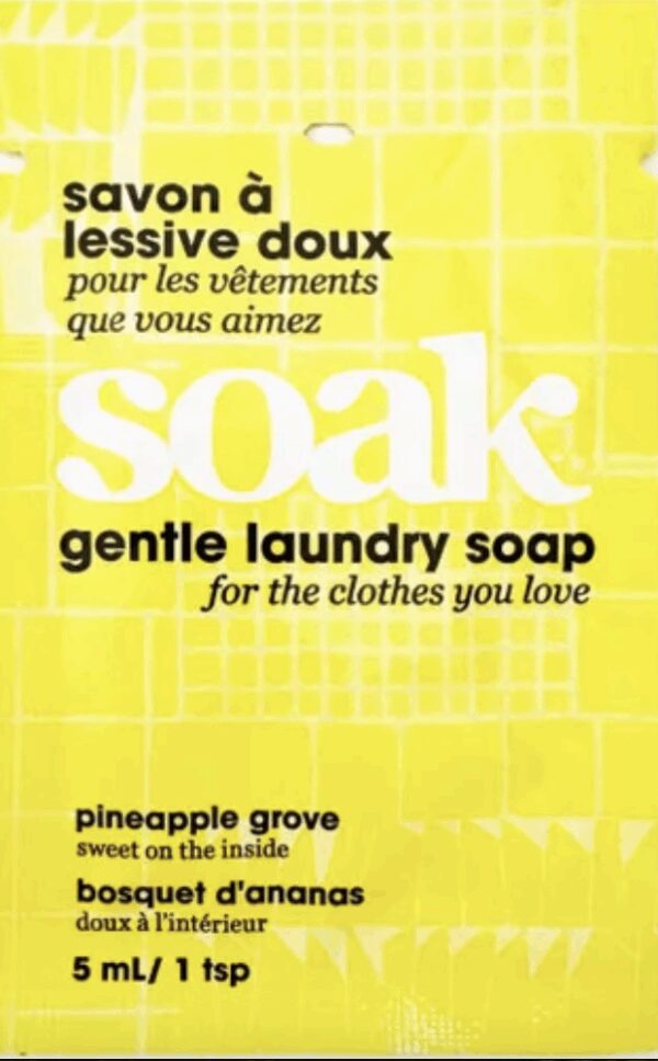 Soak Mini - Pineapple Grove | 1 Zakje 5 ml (1 enkele wasbeurt)