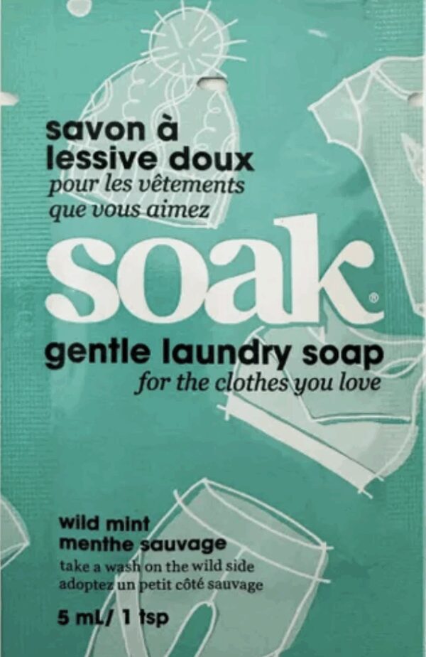 Wild Mint Wasmiddel 5ml - 1 Zakje 5ml | Delicate Care