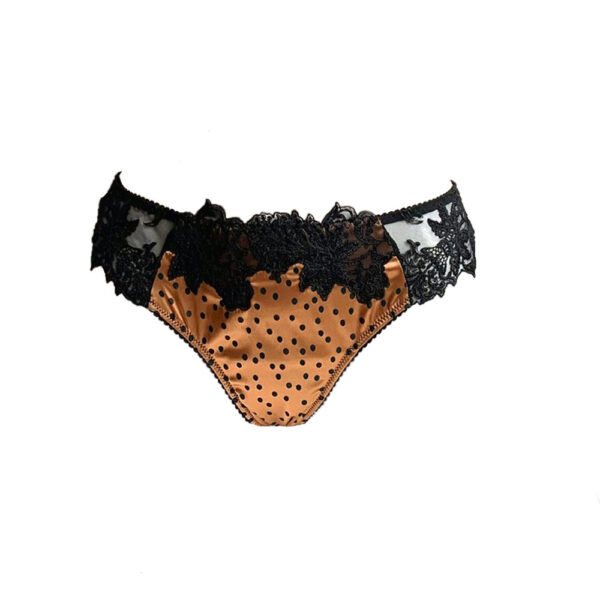 AMBRA Lingerie Jaguard Slip bruin/zwart 1191