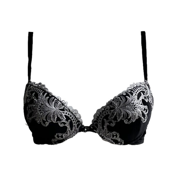 AMBRA Lingerie BH's Platinum Royale Oil-push BH zwart/zilver 0636