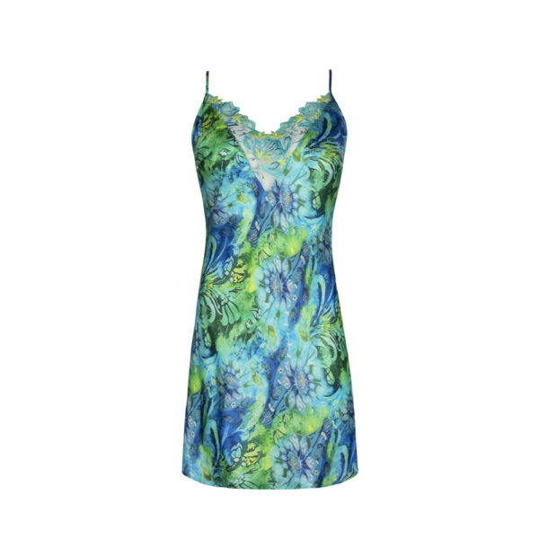 Lise Charmel lingerie Grace Aquatique Négligé sexy Floral Aqua ALH1293