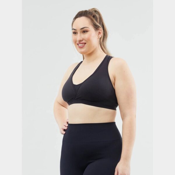 Cake Lingerie Yoga Borstvoedingsbh / Zwangerschapsbh Lotus Zwart