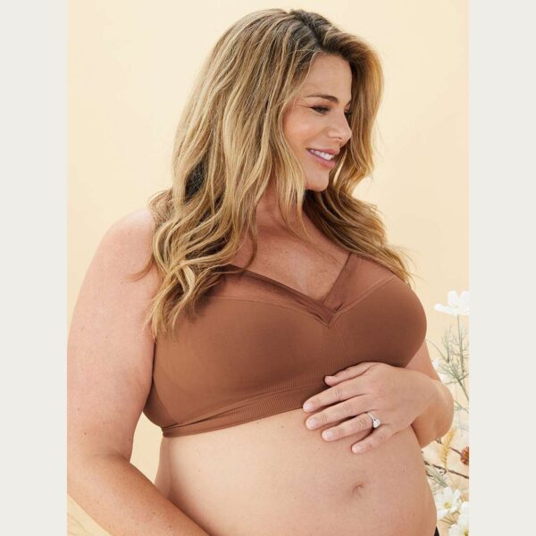 Cake Lingerie Zwangerschapsbh/Meegroeibh Ribbon Candy Posh Chestnut