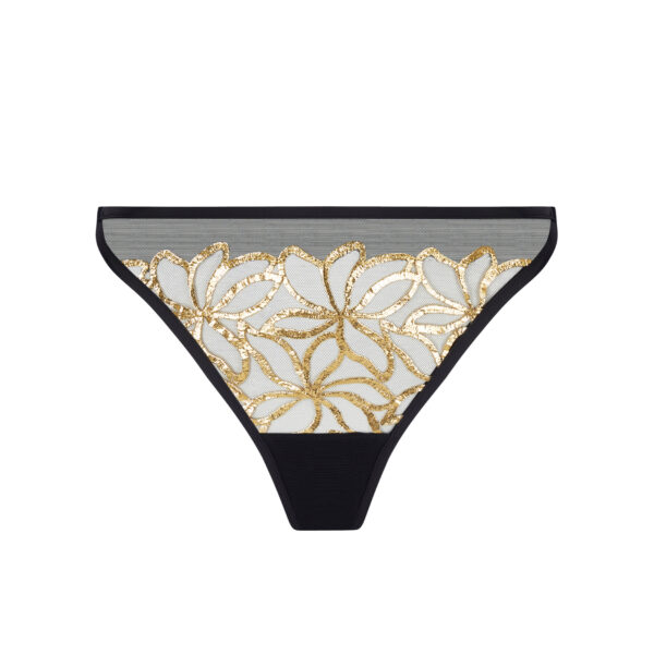 Lise Charmel Lingerie Eclats d&apos; Or Slip Seduction zwart/goud ACJ0729