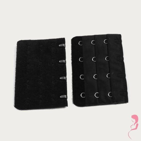 Op en Top Zwanger bh Verlenger 4 Haaks Zwart (per stuk)