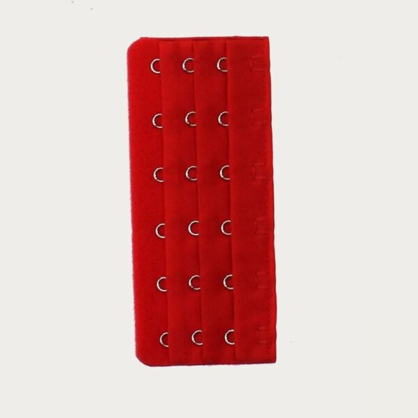 Op en Top Zwanger bh / Corset Verlenger 6 Haaks Rood (per stuk)