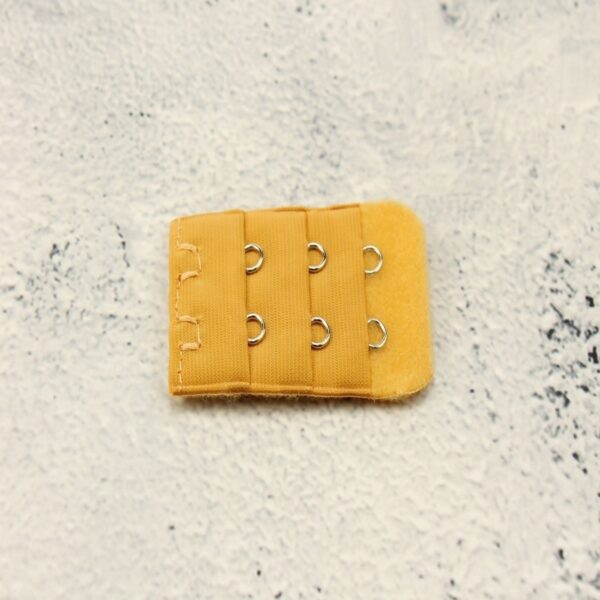 Op en Top Zwanger Beha Verlengstuk / Verlenger 2 Haaks Oker Geel