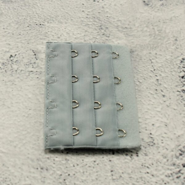 Op en Top BH Verlengstuk / Verlenger 4 Haaks Licht Grijs (per stuk)