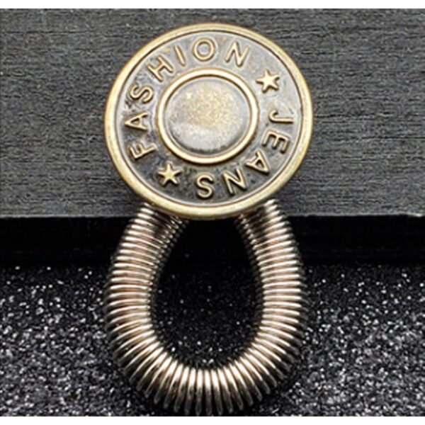 Op en Top Zwanger Broek Verlenger Zilver koperen knoop Fashion