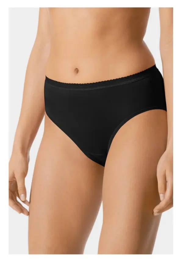 Lights dames heup slip - Elastisch katoenen dames onderbroek -Midi slip Katoenen kruisje