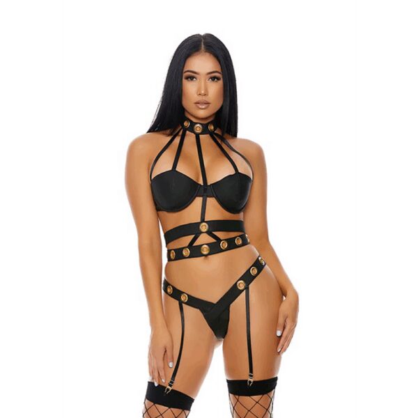 Forplay Seductive Cage - Lingerie Set - XL