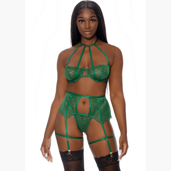 Forplay In Full Bloom - Lingerie Set - XL