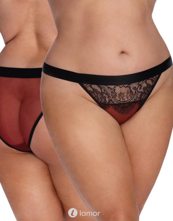 * ANAIS APPAREL Zwart/Rode Slip, Arabella