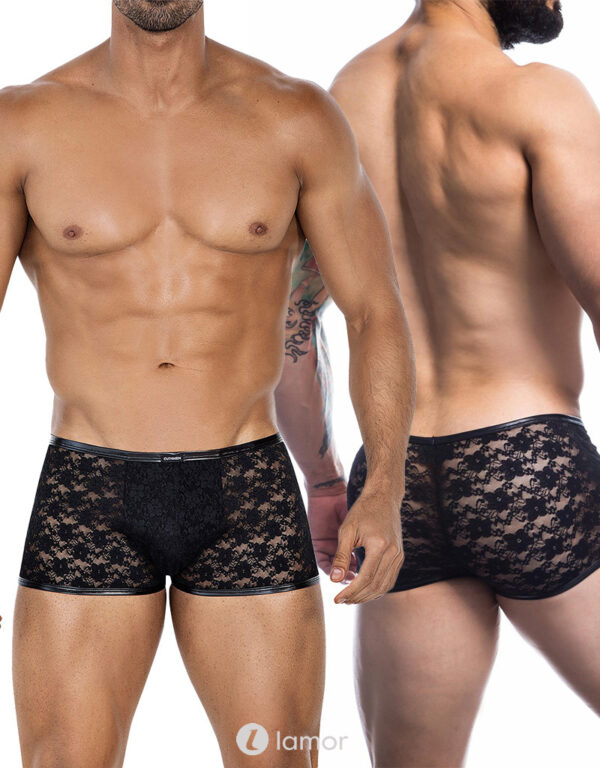 * CUT4MEN Zwarte Kanten Boxer, L4CE05